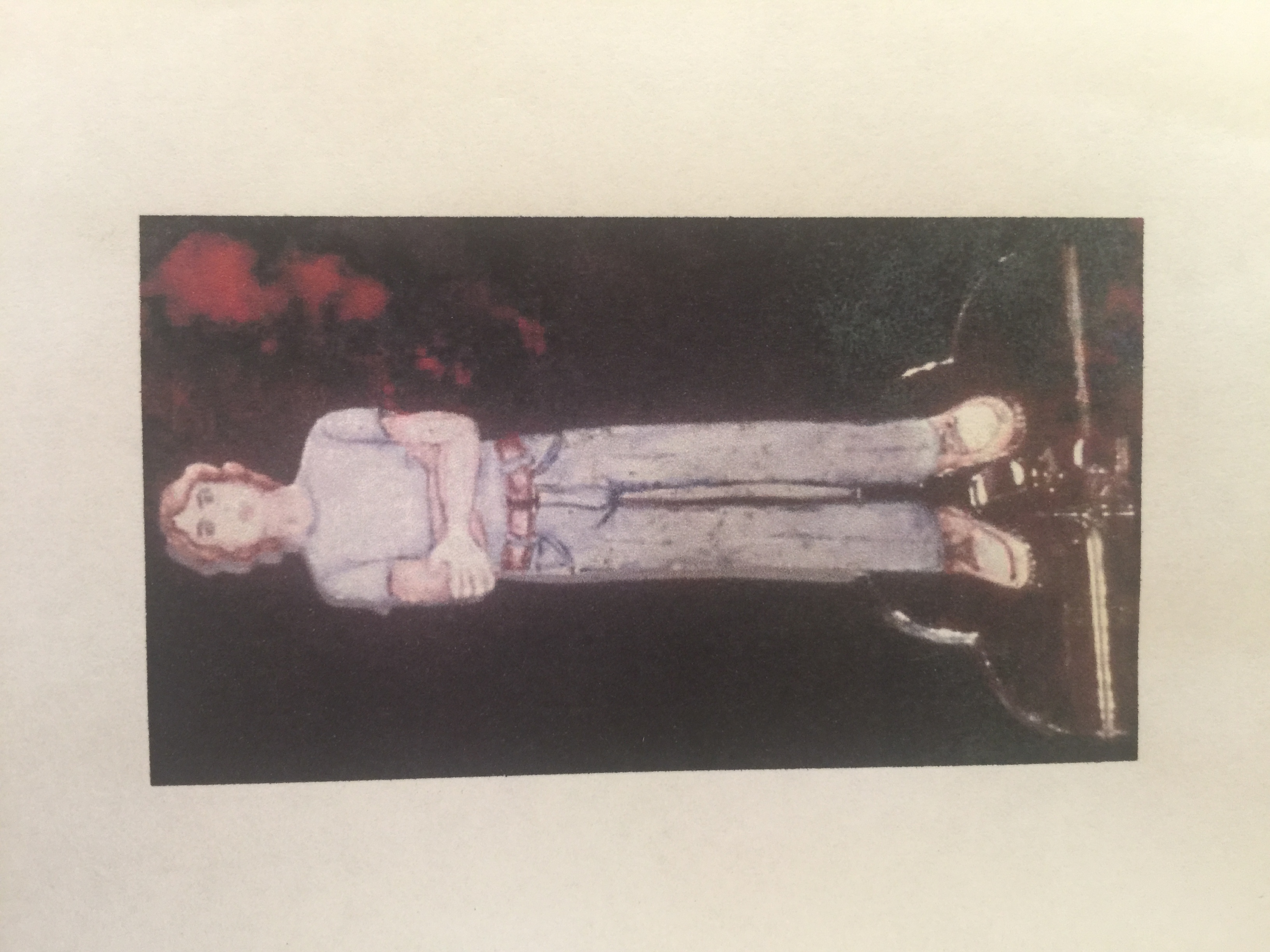 Painted ceramic figure