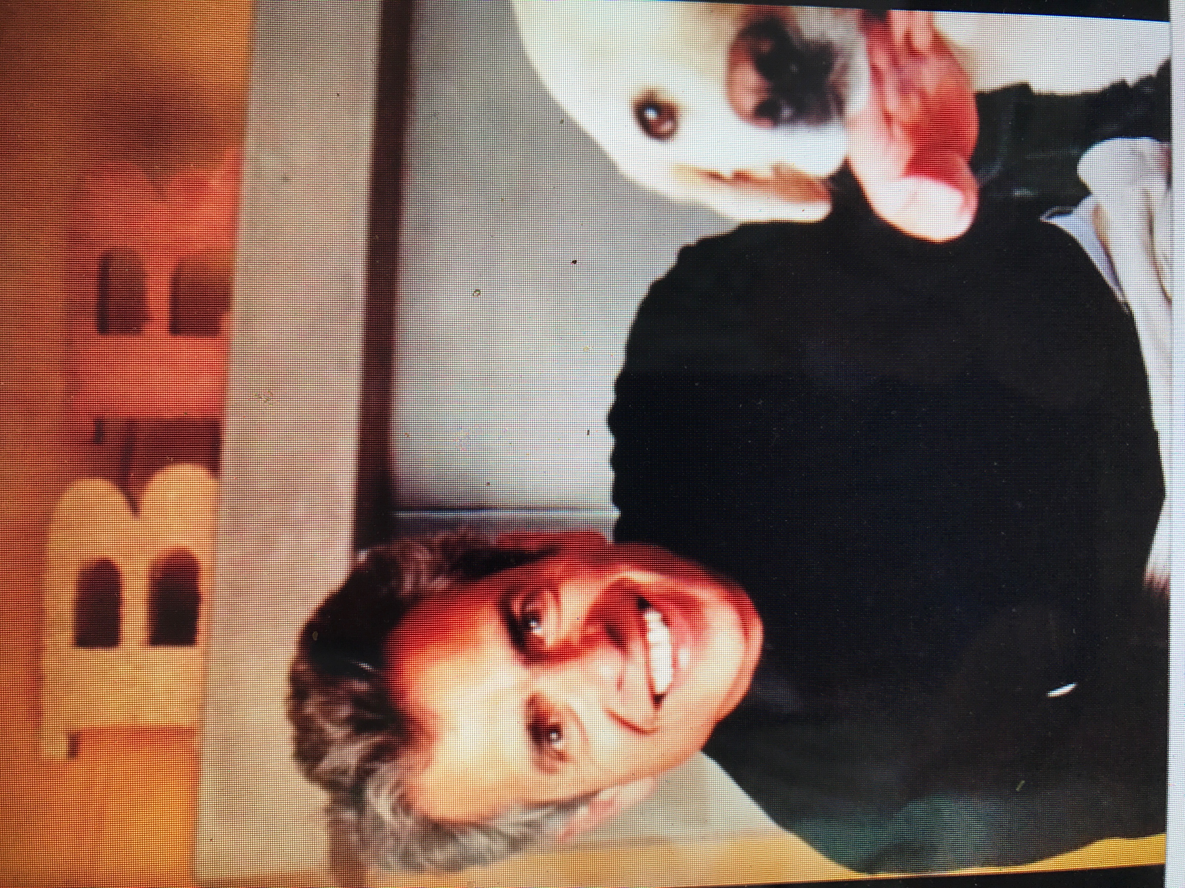 Buddy portrait at the BR studio with dog